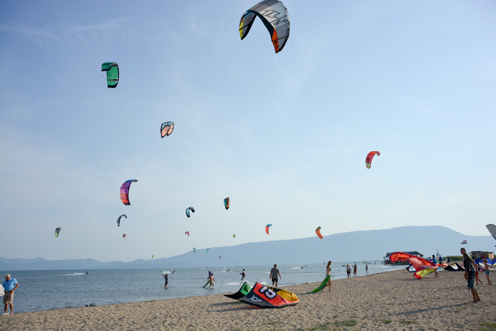 Kitesurfing in Neretva